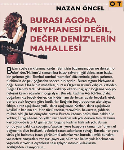 nazan öncel